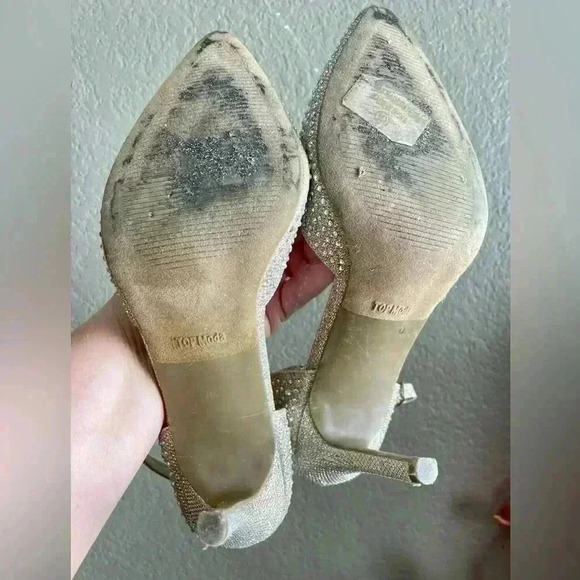 Top Moda Special Occasional Dress Heels Size 10 - Picture 9 of 9